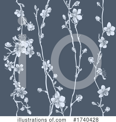 Blossoms Clipart #1740428 by AtStockIllustration