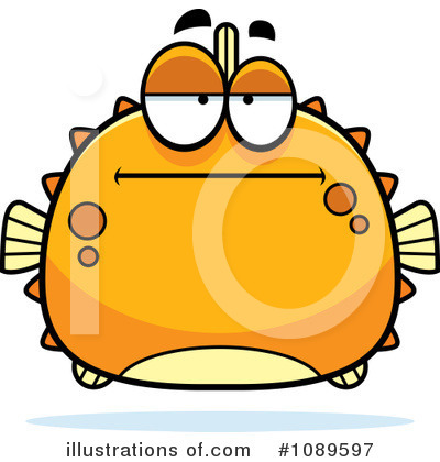 Royalty-Free (RF) Blowfish Clipart Illustration by Cory Thoman - Stock Sample #1089597