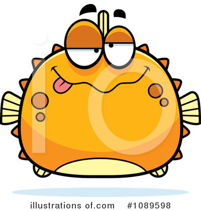 Royalty-Free (RF) Blowfish Clipart Illustration by Cory Thoman - Stock Sample #1089598