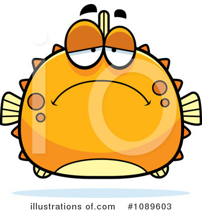 Royalty-Free (RF) Blowfish Clipart Illustration by Cory Thoman - Stock Sample #1089603