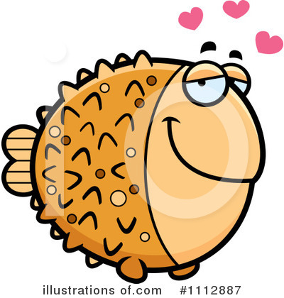 Royalty-Free (RF) Blowfish Clipart Illustration by Cory Thoman - Stock Sample #1112887