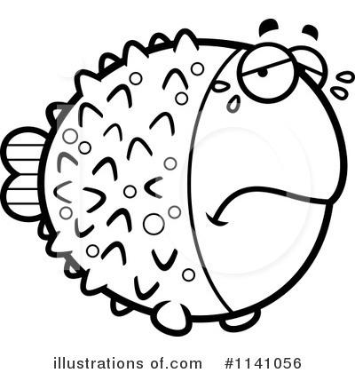 Royalty-Free (RF) Blowfish Clipart Illustration by Cory Thoman - Stock Sample #1141056