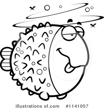 Royalty-Free (RF) Blowfish Clipart Illustration by Cory Thoman - Stock Sample #1141057