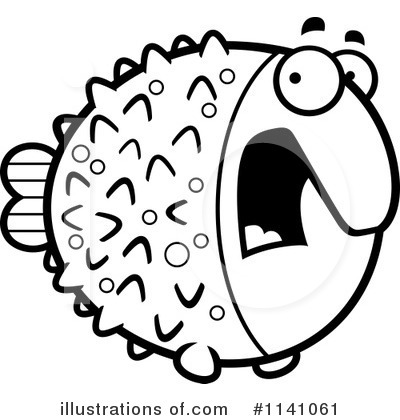 Royalty-Free (RF) Blowfish Clipart Illustration by Cory Thoman - Stock Sample #1141061