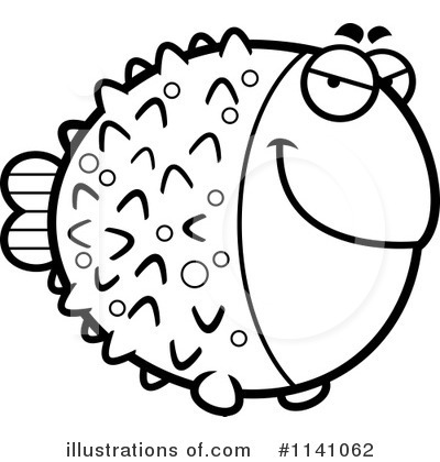 Royalty-Free (RF) Blowfish Clipart Illustration by Cory Thoman - Stock Sample #1141062