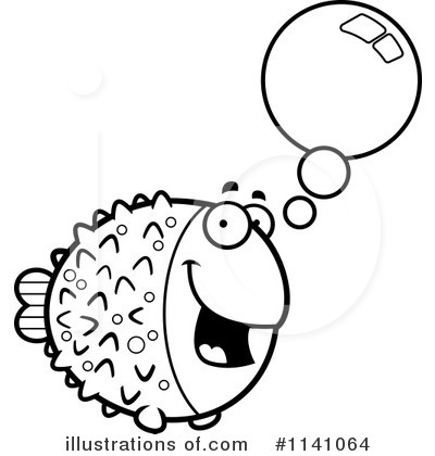 Royalty-Free (RF) Blowfish Clipart Illustration by Cory Thoman - Stock Sample #1141064