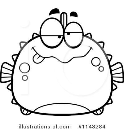 Royalty-Free (RF) Blowfish Clipart Illustration by Cory Thoman - Stock Sample #1143284