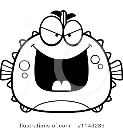 Royalty-Free (RF) Blowfish Clipart Illustration by Cory Thoman - Stock Sample #1143285