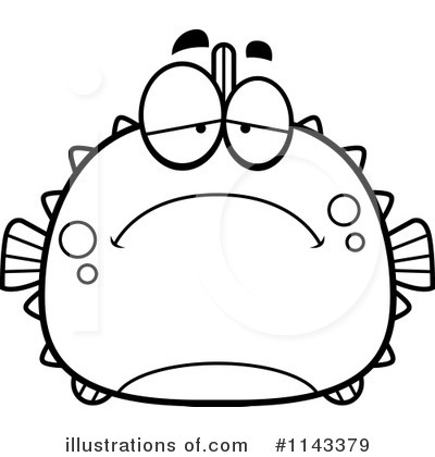 Royalty-Free (RF) Blowfish Clipart Illustration by Cory Thoman - Stock Sample #1143379