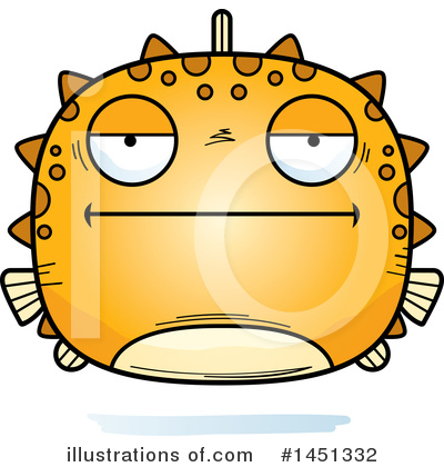 Royalty-Free (RF) Blowfish Clipart Illustration by Cory Thoman - Stock Sample #1451332