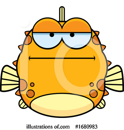 Royalty-Free (RF) Blowfish Clipart Illustration by Cory Thoman - Stock Sample #1680983