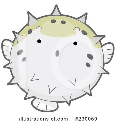 Royalty-Free (RF) Blowfish Clipart Illustration by BNP Design Studio - Stock Sample #230069