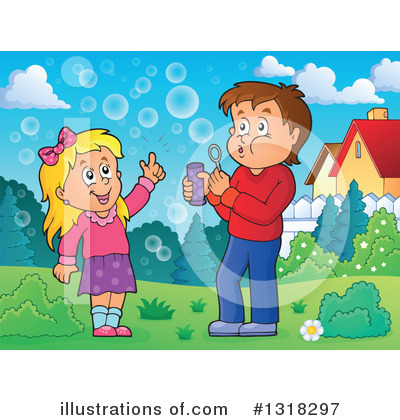 Royalty-Free (RF) Blowing Bubbles Clipart Illustration by visekart - Stock Sample #1318297