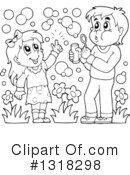 Blowing Bubbles Clipart #1318298 by visekart