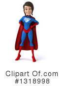 Blue And Red Female Super Hero Clipart #1318998 by Julos