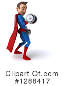 Blue And Red Male Super Hero Clipart #1288417 by Julos