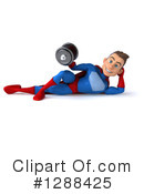 Blue And Red Male Super Hero Clipart #1288425 by Julos