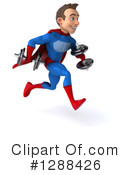 Blue And Red Male Super Hero Clipart #1288426 by Julos
