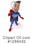 Blue And Red Male Super Hero Clipart #1288432 by Julos