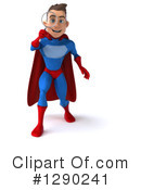 Blue And Red Male Super Hero Clipart #1290241 by Julos