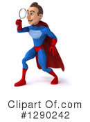 Blue And Red Male Super Hero Clipart #1290242 by Julos