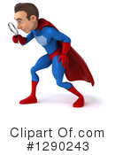 Blue And Red Male Super Hero Clipart #1290243 by Julos