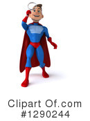 Blue And Red Male Super Hero Clipart #1290244 by Julos