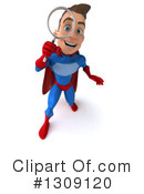 Blue And Red Male Super Hero Clipart #1309120 by Julos