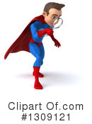 Blue And Red Male Super Hero Clipart #1309121 by Julos