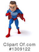 Blue And Red Male Super Hero Clipart #1309122 by Julos