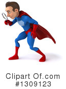 Blue And Red Male Super Hero Clipart #1309123 by Julos