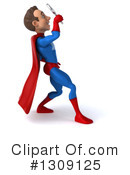 Blue And Red Male Super Hero Clipart #1309125 by Julos