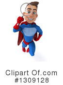 Blue And Red Male Super Hero Clipart #1309128 by Julos