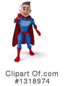 Blue And Red Male Super Hero Clipart #1318974 by Julos