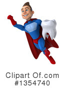 Blue And Red White Male Super Hero Clipart #1354740 by Julos