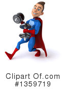 Blue And Red White Male Super Hero Clipart #1359719 by Julos