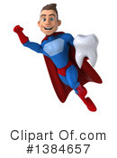 Blue And Red White Male Super Hero Clipart #1384657 by Julos