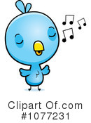 Blue Bird Clipart #1077231 by Cory Thoman