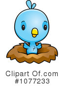 Blue Bird Clipart #1077233 by Cory Thoman
