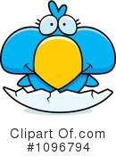 Blue Bird Clipart #1096794 by Cory Thoman