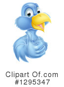 Blue Bird Clipart #1295347 by AtStockIllustration