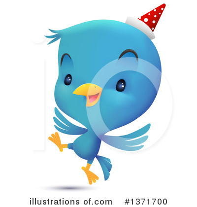 Blue Bird Clipart #1371700 by Qiun