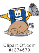 Blue Book Clipart #1374679 by Mascot Junction