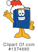 Blue Book Clipart #1374680 by Mascot Junction