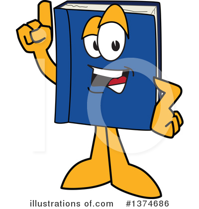 Blue Book Clipart #1374686 by Toons4Biz