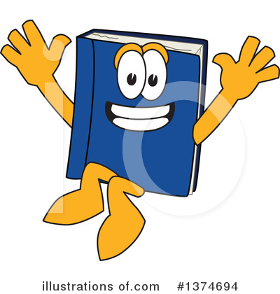 Blue Book Clipart #1374694 by Toons4Biz