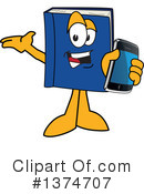 Blue Book Clipart #1374707 by Mascot Junction