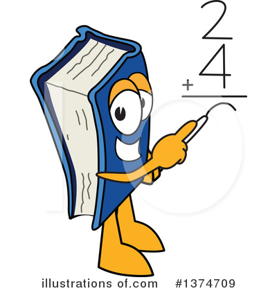 Blue Book Clipart #1374709 by Toons4Biz