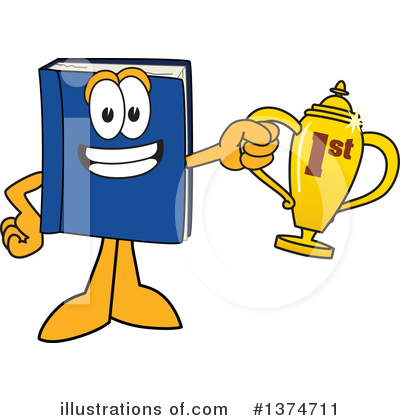 Blue Book Clipart #1374711 by Toons4Biz