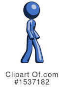 Blue Design Mascot Clipart #1537182 by Leo Blanchette